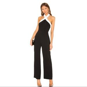 REVOLVE Superdown Cross Front Jumpsuit in Black